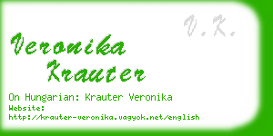 veronika krauter business card